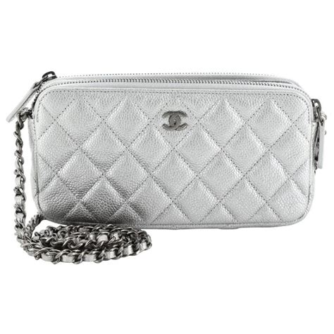 Chanel Caviar Zip Clutch 